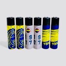 Mgm Fenerbahçe Lisanslı Slim Taşlı Çakmak 6 Adet