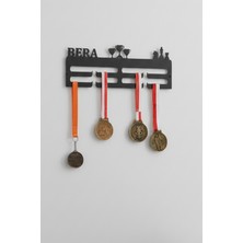 Grandmix Kişiye Özel Isimli Madalya Askılığı Satranç Temalı Madalya Askısı