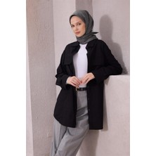 Belli Twill Ipek Eşarp - 4209-88 Gri