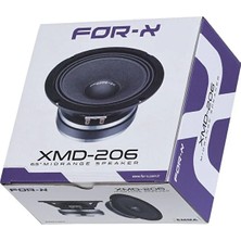 For-X 16 cm 300W Yeni Seri Profesyonel Midrange Hoparlör XMD-206 Siyah