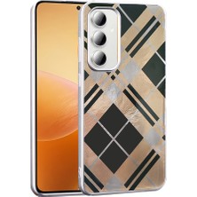Canpay Samsung Galaxy A35 Uyumlu Kılıf Trend Estetik Tarz Baskı Desenli Mat Dokulu Sert Tpu Kapak