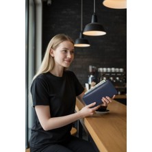 Basarideri Fermuarlı Hakiki Deri Kadın Cüzdanı 423 Saks Mavi