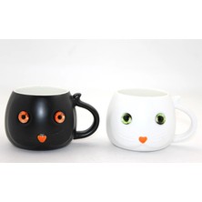 Porselen Kedili Kupa Bardak AALK2522 (Store-Mania)