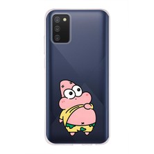 Manitoba Samsung Galaxy A02S Uyumlu Baskılı Yumuşak Silikon Şeffaf Telefon Kılıfı