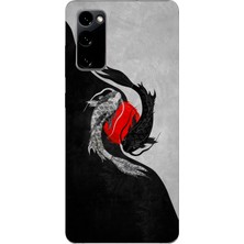 Manitoba Samsung Galaxy S20 Fe Uyumlu Baskılı Yumuşak Silikon Şeffaf Telefon Kılıfı