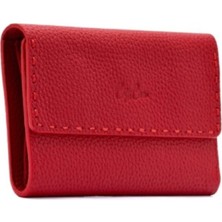 Hakiki Deri Kadın Cüzdan Orta Boy Şık