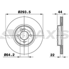 Braxis On Fren Dısk Aynası Mını Cooper One Cooper S One D Works Cabrıolet Cooper