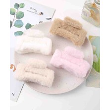 Reborn Design Dikdörtgen Model Bebek Pembesi Renk 9 cm Peluş Mandal Toka