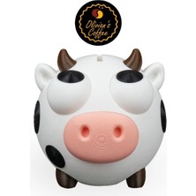 Olivian's Coffee Olivian's Cow Piggy Bank - Inekli Kumbara (Siyah-Beyaz)