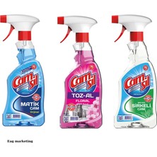 Camsil Toz-Al Floral 500 ml + Matik 500 Ml+ Beyaz Sirkeli 500 ml