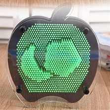 Buffer® Elma Şeklinde Pin Dekoratif 3D Çivi Sanatı Filografi Tahtası