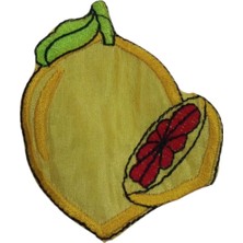 Aplike Ütü Ile Yapışan Limon Desen