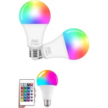 Verto Ayarlanabilir Parlaklık Rgb LED Ampul Beyaz Lamba ve Renkli Ampul