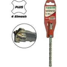 Verto Todrill 50637 26X450 mm Sds Plus 4 Elmaslı Matkap Ucu