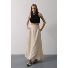 Etiler Collection Keten Etek - Taş