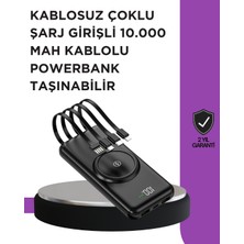 Verto Çoklu Cihaz Uyumu ile Kablolu ve Kablosuz Şarj – Pratik Powerbank
