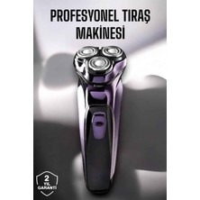 Profesyonel Şarjlı Saç ve Sakal Tıraş Makinesi Hassas Kesim (Hkwork-Place)