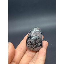 Gemsartdeco Hematit Yassı Tambur Doğaltaş