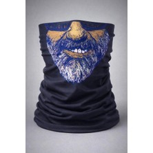 Tp Bfs Sakallı Yüz Desenli Baf – Çok Amaçlı Boyunluk &amp; Maske 1 No