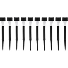 Güneş Enerjili Bahçe Lambası Plastik Saplama 10LU Set (Store-Mania)