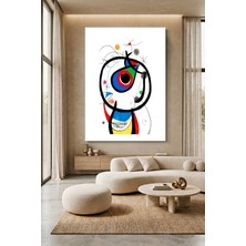 Wallivo Joan Miro Renkli Soyut Figür Kanvas Tablo