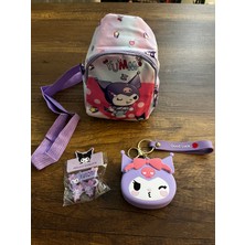 Gülümse Gel Kız Çocuk Kuromi Çapraz Çanta Cüzdan ve Toka Set Advent Calendar Advent Calender