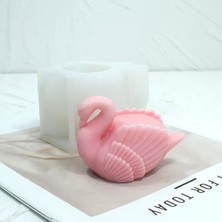 Craftto Dekoratif Kuğu Silikon Mum Kalıbı