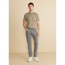Brooks Brothers Normal Bel Düz Paça Standart Gri Erkek Pantolon BBFW25MPT012