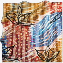 Cacharel Ipek Eşarp Twill - 7741313-911 Kırmızı Bakır