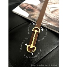 Fiori Uzun Tokalı Ince Kadın Kemeri, Ceket Kemeri, Gömlek Kemeri, Elbise Kemeri