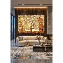 Wallivo Gustav Klimt Hayat Ağacı Altın Dönem Art Nouveau Kanvas Tablo