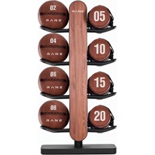 Rane Medicine Ball Bulgarian Bag Ahşap Görünümlü Şık Tasarım Stand