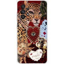 Manitoba Samsung Galaxy A73 Uyumlu Baskılı Yumuşak Silikon Şeffaf Telefon Kılıfı