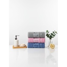 Miruza Ev Tekstil 50*90 El-Yüz Havlusu %100 Pamuk 3'lü