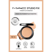 M.A.C Studio Fix Powder Plus Fondöten NC16 Tüm Cilt Tipleri İçin Pürüzsüz Bitiriş ve Yağsız Formül