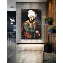 SML Tablo Osman Bey Osmanlı Devleti Kurucusu Osmanbey Ottoman Empire Dikey Kanvas Tablo