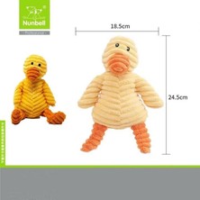 Nunbell Sesli Ördek Peluş Köpek Oyuncağı 34 cm