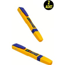 Usin 2 Adet Temassız Kablo Faz Voltaj Dedektörü Kontrol Kalemi Sesli Dedekktörlü Voltaj Test Cihazı-Aleti