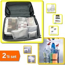 Hereveoyuncak Anne Bebek Hastane Çantası Düzenleyici 6 Parça + Pratik Bölmeli Düzenleyici Sepet - 2li Set L4B1E6