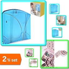 Hereveoyuncak Z Katlı Peçete Dispenseri - Duvara Monte + Bölmeli Bijuteri Mücevher Kutusu - 2li Set L9W0Q4