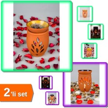 Hereveoyuncak Yaşam Çiçeği Buhurdanlık + Hayat Ağacı Buhurdanlık - 2li Set LAP6E4