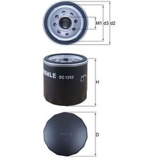 Mahle OC1252 - Yag Fıltresı Transıt V348-V347-V363-V362 06 14 2.2-2.4 Tdcı Boxer Jumper Iıı Boxer Jumper Ducato 2.2hdı 06 2.2hdı