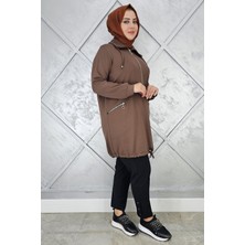 Pys Giyim Kadın Fermuar Detaylı Tesettür Tunik