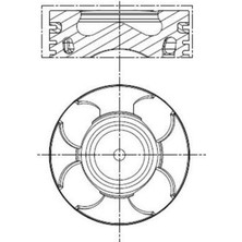 Mahle 011PI00100000 - Motor Piston Segman Opel Astra H-J-Corsa-Doblo-Fiorino-Lınea-1.3 Z13DTH-DTJ-A13DTE 69.60-Std