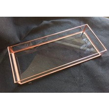 Güven Dekoratif Uzun Gondol Tepsi, Nişan Kahve Sunum Tepsisi