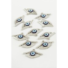 Marsilyan Göz Tek Kulplu Mineli Bileklik ve Kolye Ucu Aparatı 1 Adet