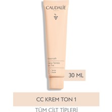 Caudalie Vinocrush Işıltılı Skin Tint Tone 1 30 ml Tüm Cilt Tipleri İçin Doğal Görünüm Sağlayan Krem