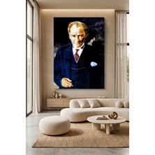 Wallivo Mustafa Kemal Atatürk Portre - Model 11 Kanvas Tablo