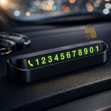 Hasby Multi Trendy Araç İçi Park Telefon Numarası Fosforlu Numaratör Oto Cam Kartı Parktel Numaralık