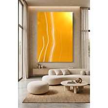 Wallivo Beyaz Işık Izleri Karşısında Soyut Uzun Pozlama Kanvas Tablo